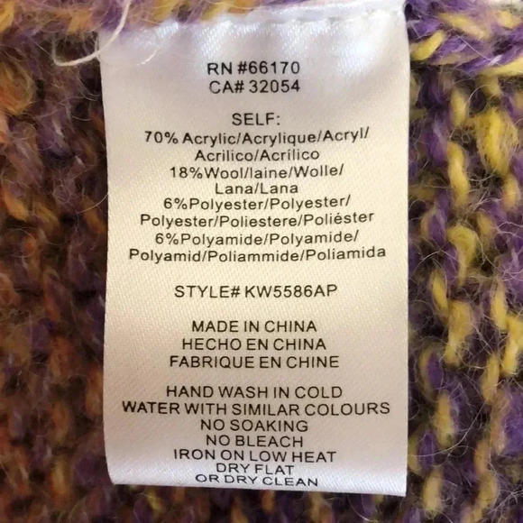 Greylin long sweater with open side pockets and tie at waist. - Picture 8 of 8